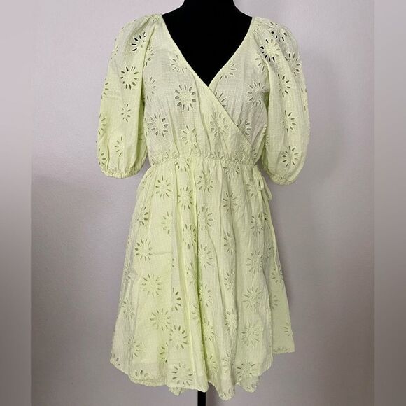 NWT Zara Openwork Embroidered Dress - Picture 1 of 14